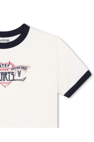T-shirt en coton biologique - Blanc - Zadig