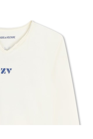 T-shirt en coton biologique - Blanc - Zadig