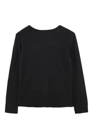 T-shirt en coton biologique - Noir - Zadig