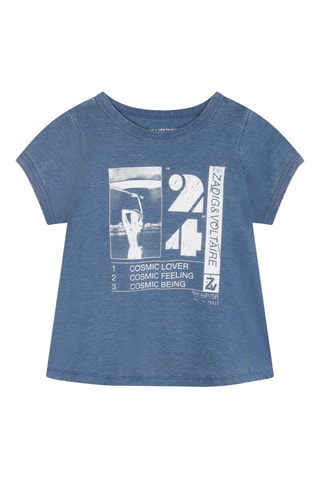 T-shirt - Bleu cobalt - Zadig