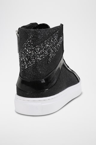 Baskets montantes en cuir - Noir - Zadig