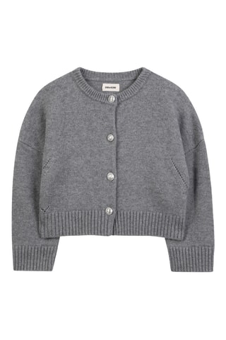 Gilet en laine - Gris chiné - Zadig