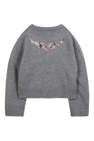 Gilet en laine - Gris chiné - Zadig