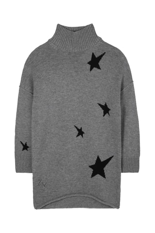 Robe pull en laine - Gris chiné - Zadig