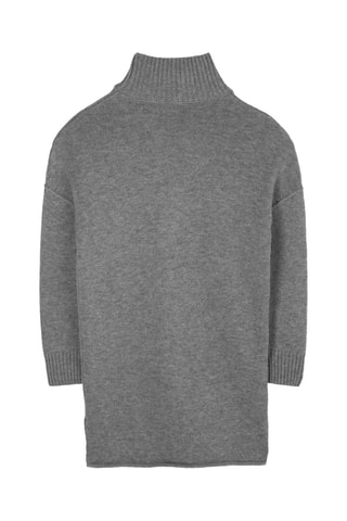 Robe pull en laine - Gris chiné - Zadig