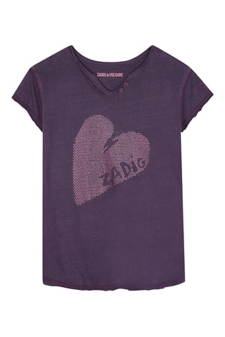T-shirt - Violet - Zadig