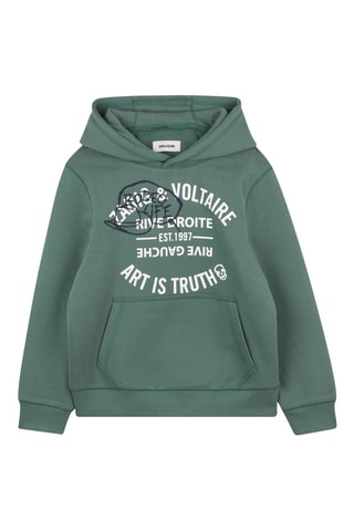 Sweat à capuche - Vert - Zadig