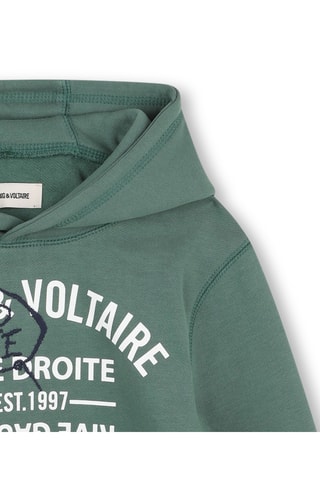 Sweat à capuche - Vert - Zadig