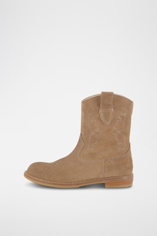 Bottines en nubuck - Camel - Zadig