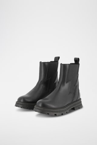 Bottines Chelsea en cuir - Noir - Zadig