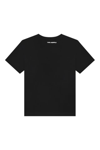 T-shirt en coton biologique - Noir - Karl