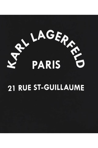 T-shirt en coton biologique - Noir - Karl
