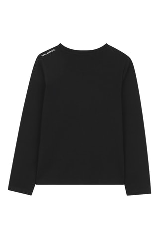 T-shirt en coton biologique - Noir - Karl
