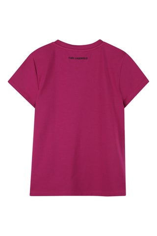 T-shirt en coton biologique - Fuchsia - Karl