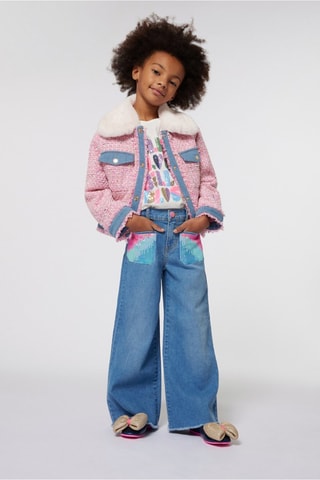 Veste en tweed - Rose - Billieblush