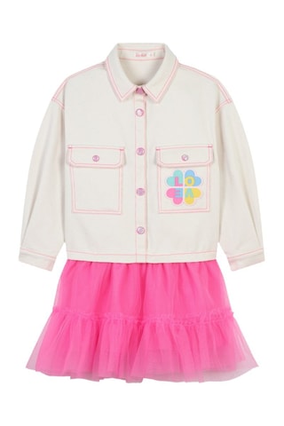Robe trompe-l’œil - Blanc - Billieblush