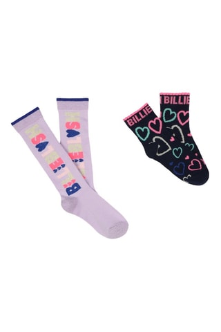 2 paires de chaussettes - Mauve - Billieblush