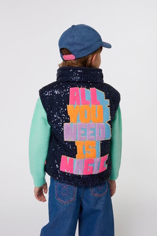 Casquette en jean - Bleu foncé - Billieblush