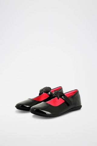 Babies en cuir verni - Noir - Billieblush