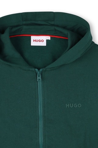 Sweat à capuche - Vert foncé - Hugo