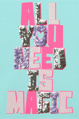 T-shirt - Vert d'eau - Billieblush