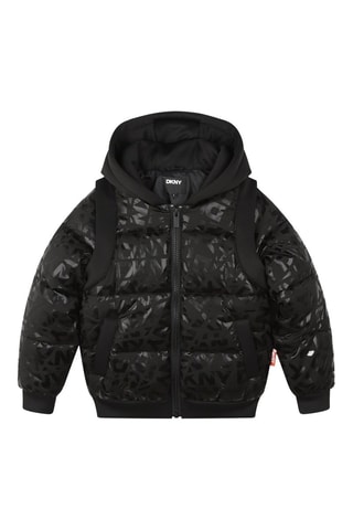 Doudoune à capuche - Noir - DKNY