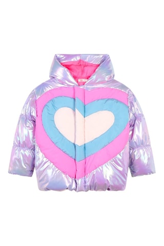 Doudoune à capuche - Mauve - Billieblush