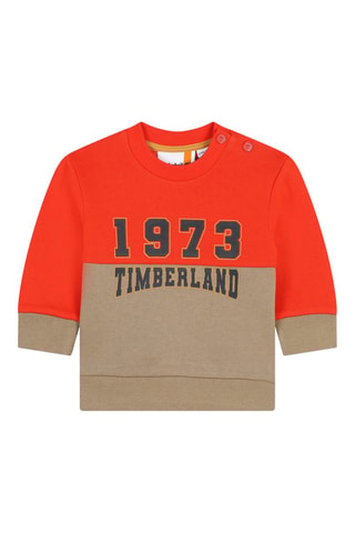 Sweat en coton biologique - Corail - Timberland