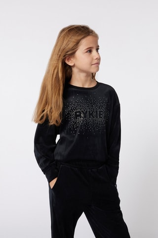 Sweat en velours - Noir - Sonia Rykiel