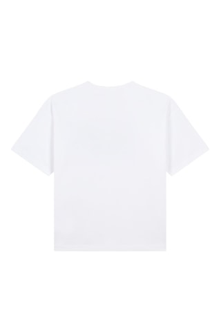 T-shirt oversize - Blanc et bleu marine - Hugo