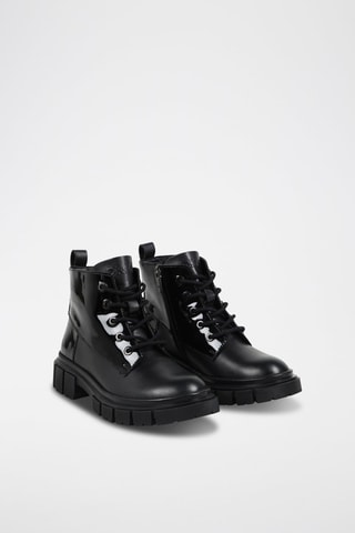 Bottines en cuir - Noir - DKNY