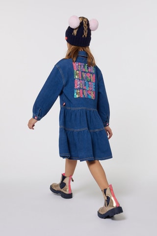 Robe en jean - Bleu cobalt - Billieblush