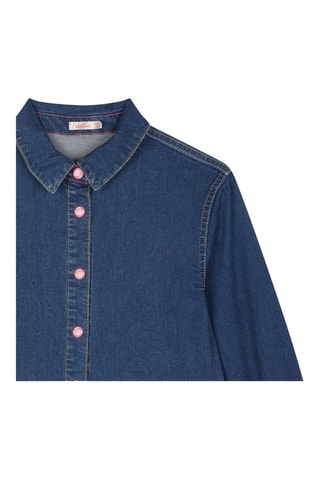 Robe en jean - Bleu cobalt - Billieblush