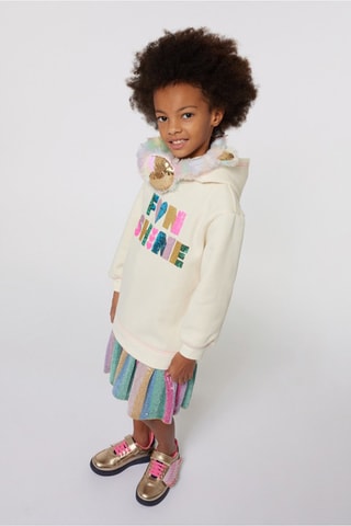 Robe bi-matière - Beige - Billieblush