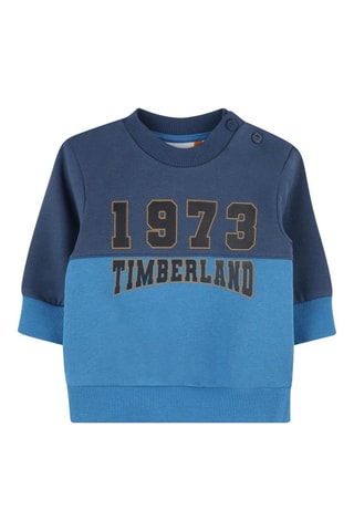 Sweat en coton biologique - Bleu - Timberland