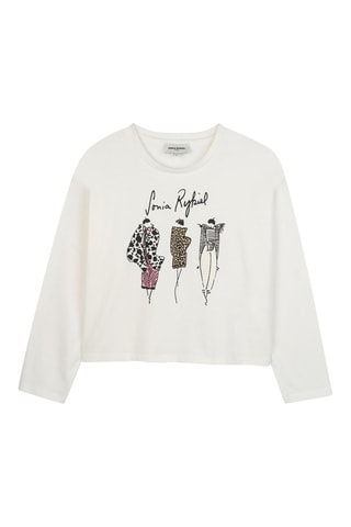 T-shirt - Ecru- Sonia Rykiel