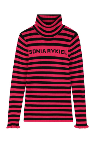 Pull - Rose et noir - Sonia Rykiel