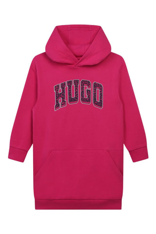 Robe sweat à capuche - Fuchsia - Hugo