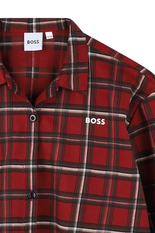 Robe chemise - Rouge - Boss