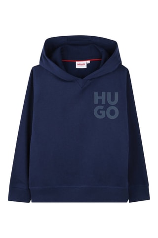 Sweat à capuche - Bleu marine - Hugo