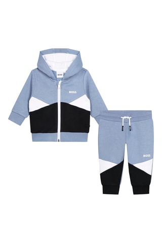 Sweat à capuche et jogging - Ciel - Boss