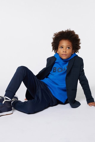 Sweat à capuche - Bleu cobalt - Boss