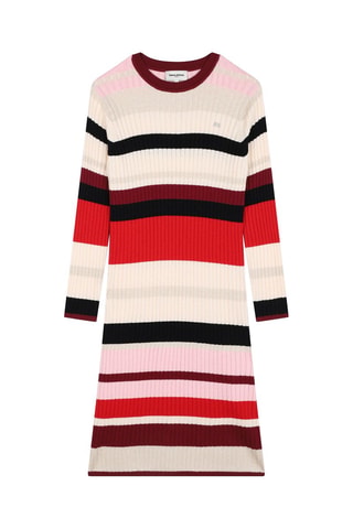 Robe - Blanc et rouge - Sonia Rykiel