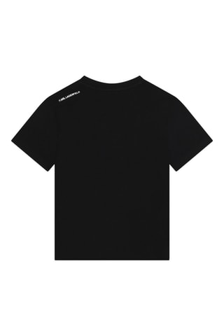 T-shirt en coton biologique Karl Lagerfeld - Noir - Karl Lagerfeld 