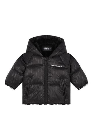 Doudoune à capuche - Noir - Karl Lagerfeld