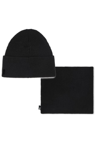 Bonnet et snood - Noir - Karl Lagerfeld