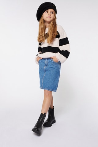 Pull - Ecru et Noir - Sonia Rykiel