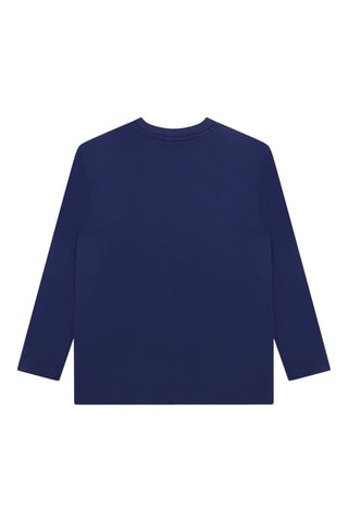T-shirt en coton biologique - Bleu foncé - Hugo