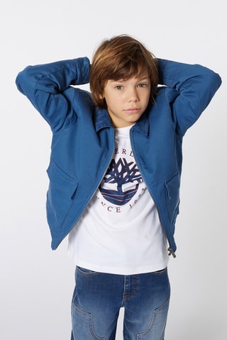 T-shirt en coton biologique - Blanc - Timberland 