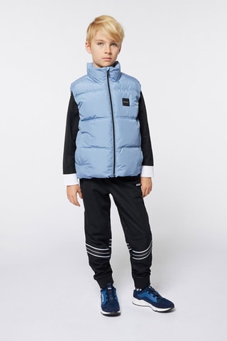 Baskets en cuir - Bleu marine et blanc - Boss